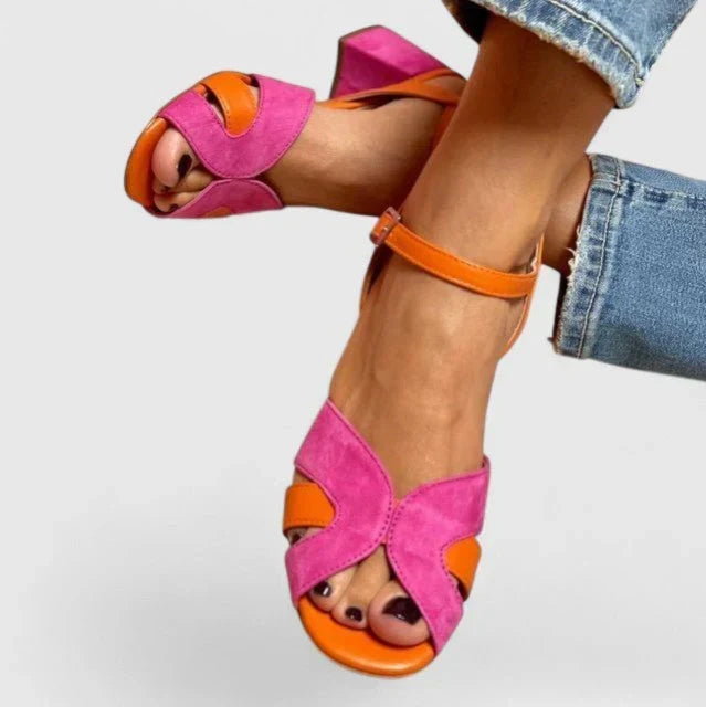 Yvette | Colourblock Heels