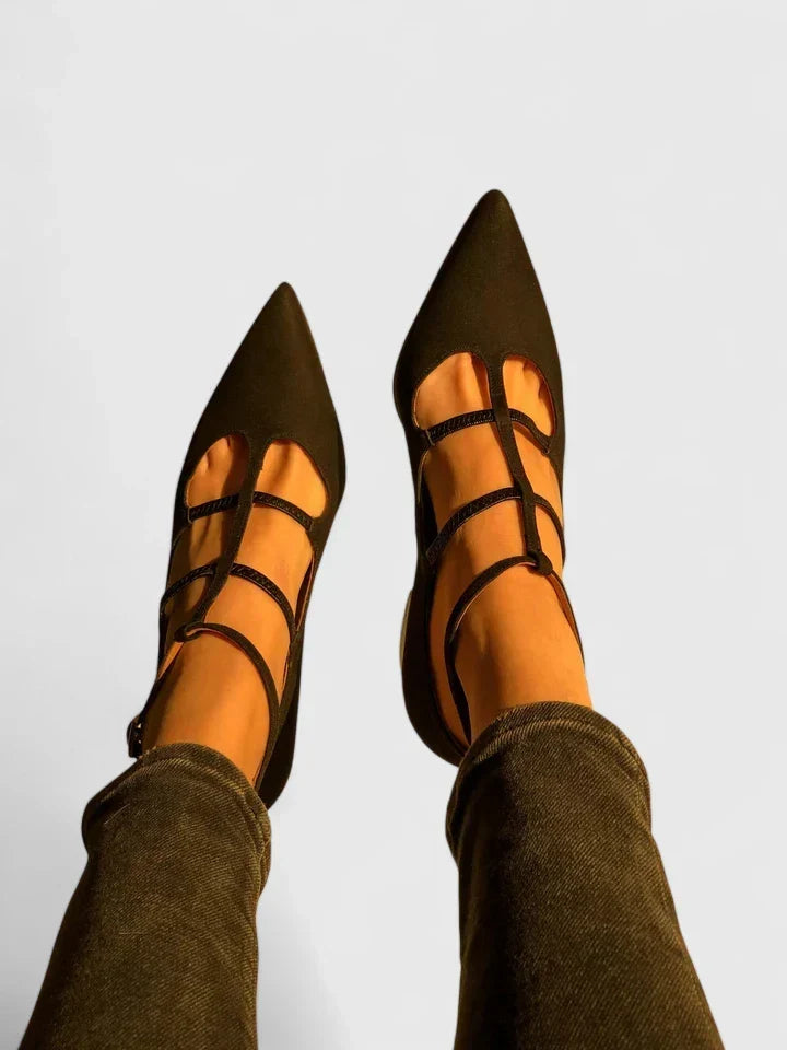 Gisele | T-strap Mary Jane Loafers