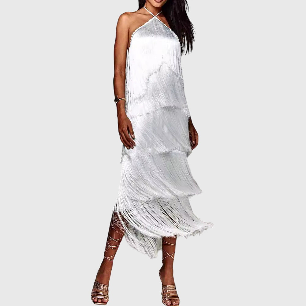 Lexi-Mae | Fringed Evening Dress