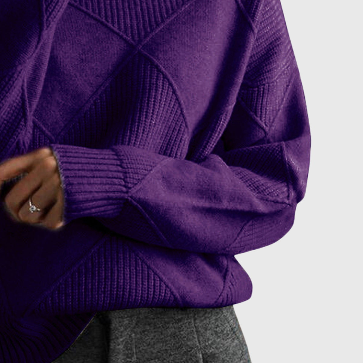 Winifred | Quilted Sweatshirt