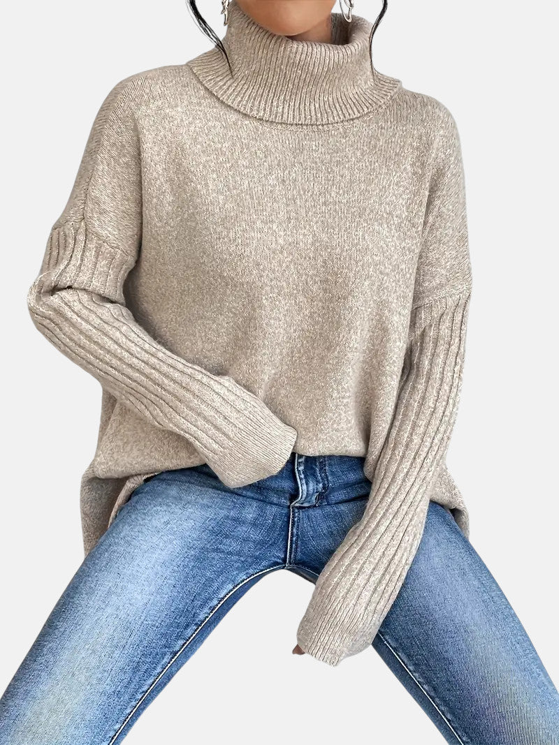 Marley | Oversized Turtleneck Sweatshirt