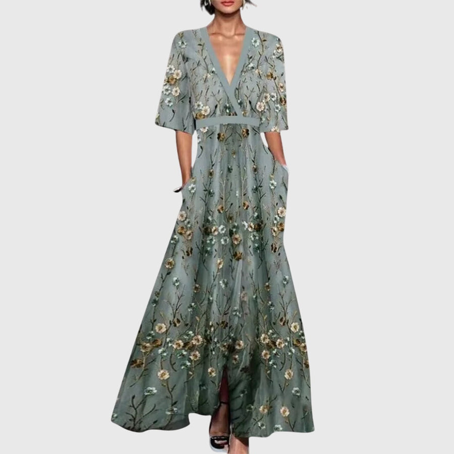 Khatija | Floral Maxi Dress