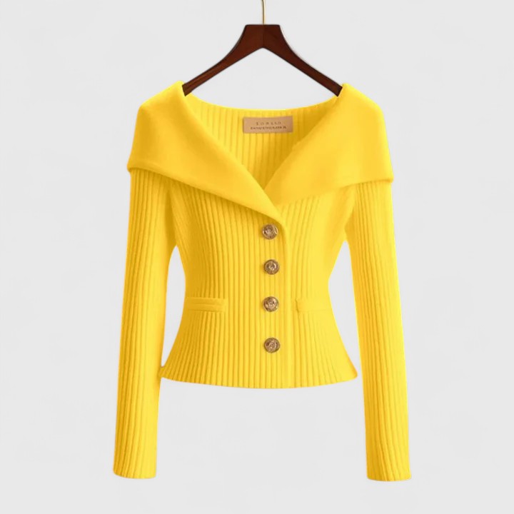Fiona | Elegant Collar Sweatshirt