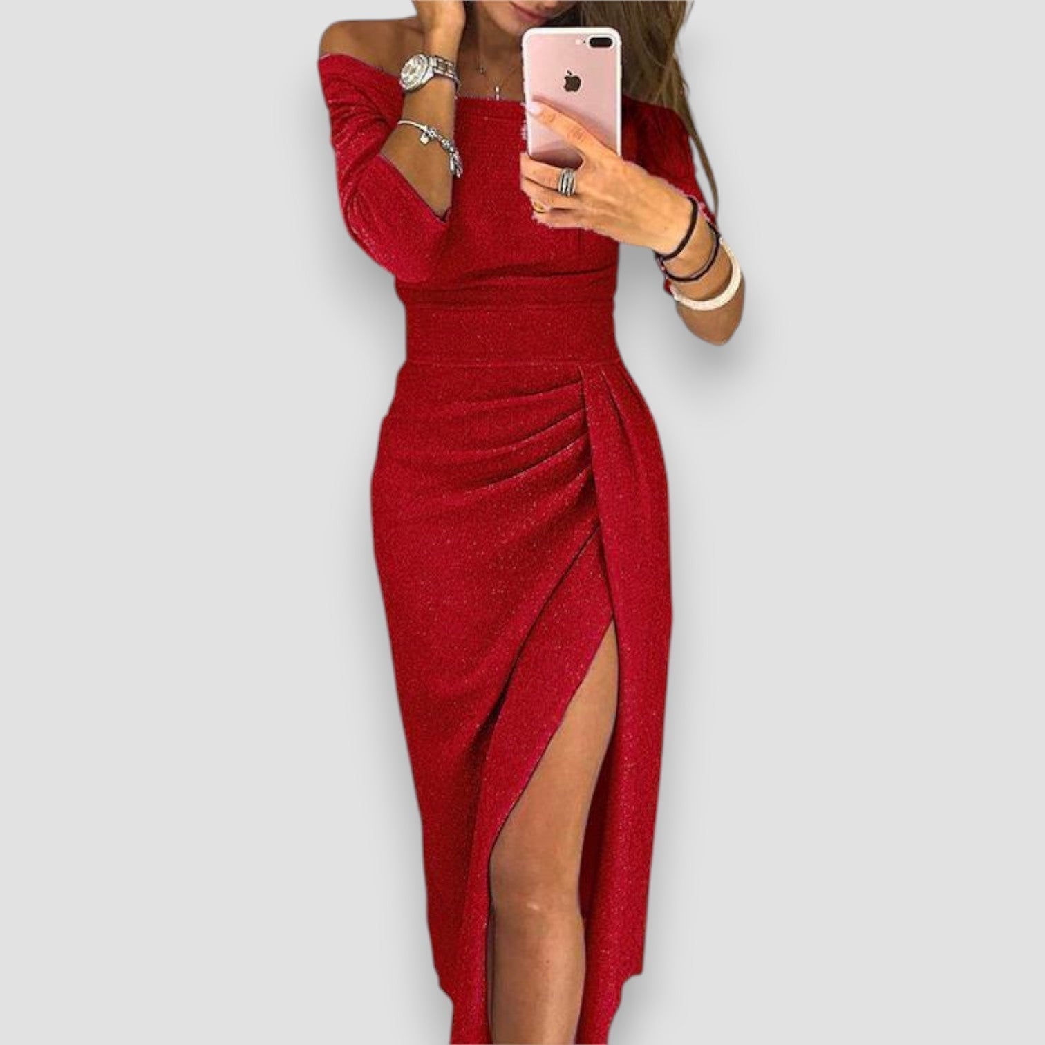 Tyra | Elegant Off-Shoulder Dress