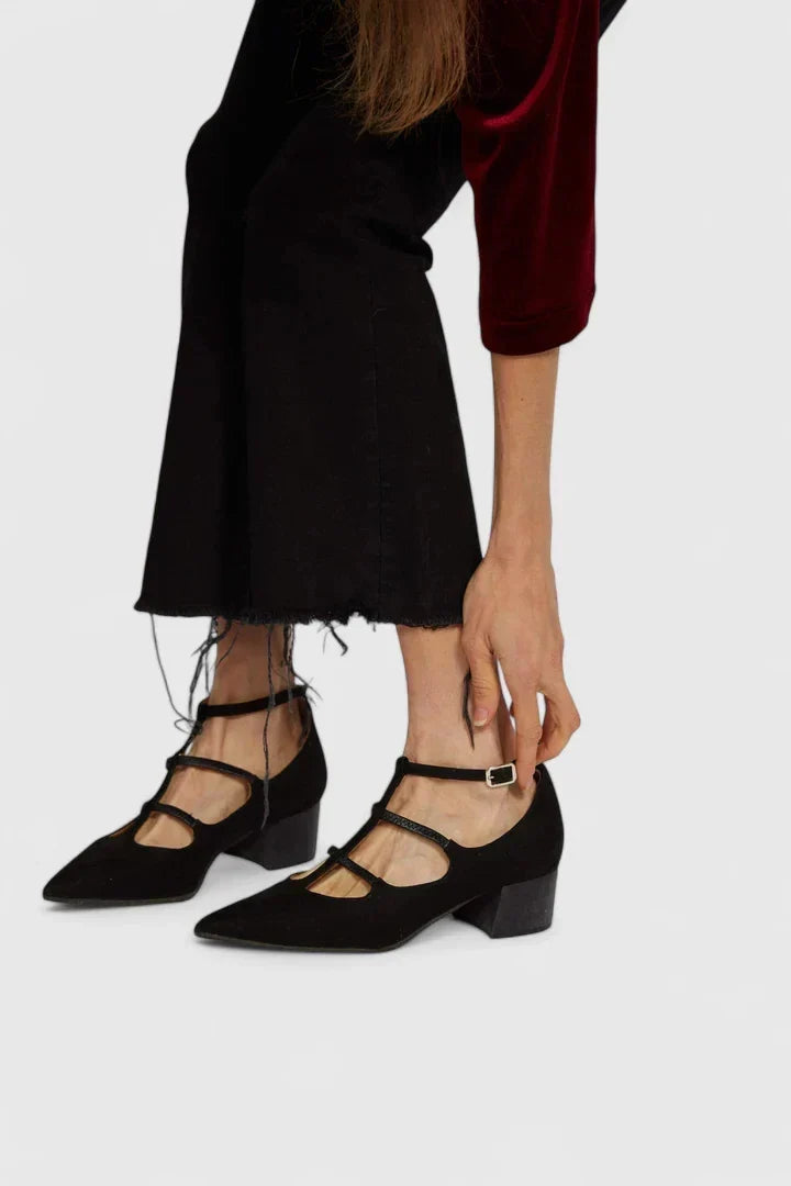 Gisele | T-strap Mary Jane Loafers