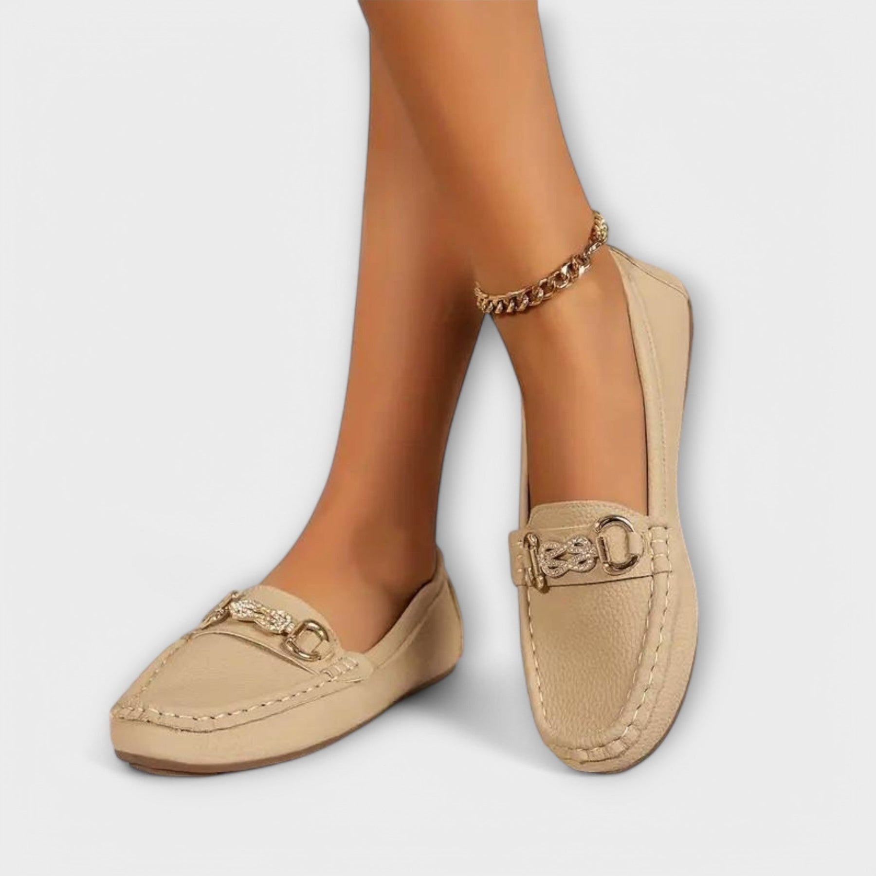 Lynette | Chain-Detail Loafers