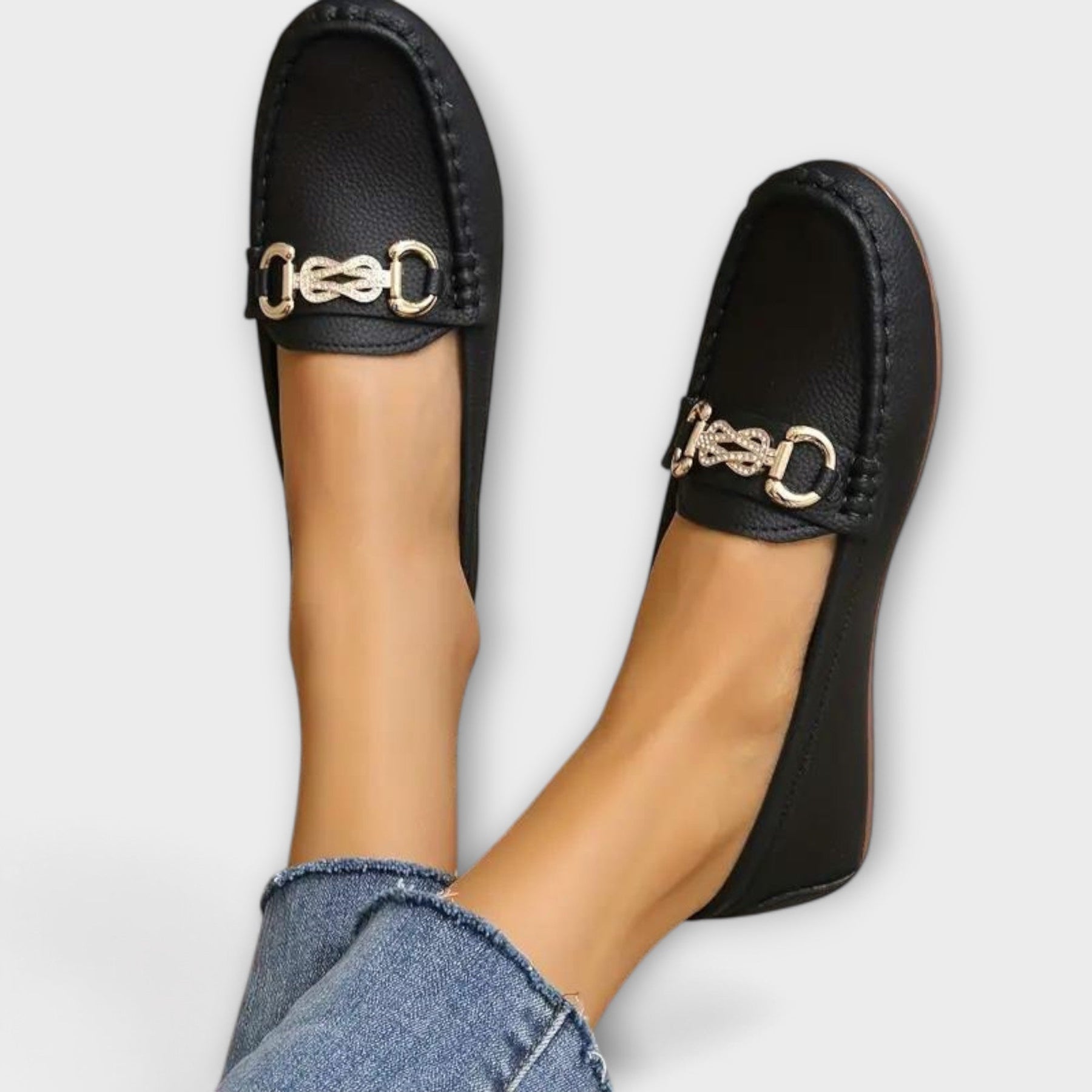 Lynette | Chain-Detail Loafers
