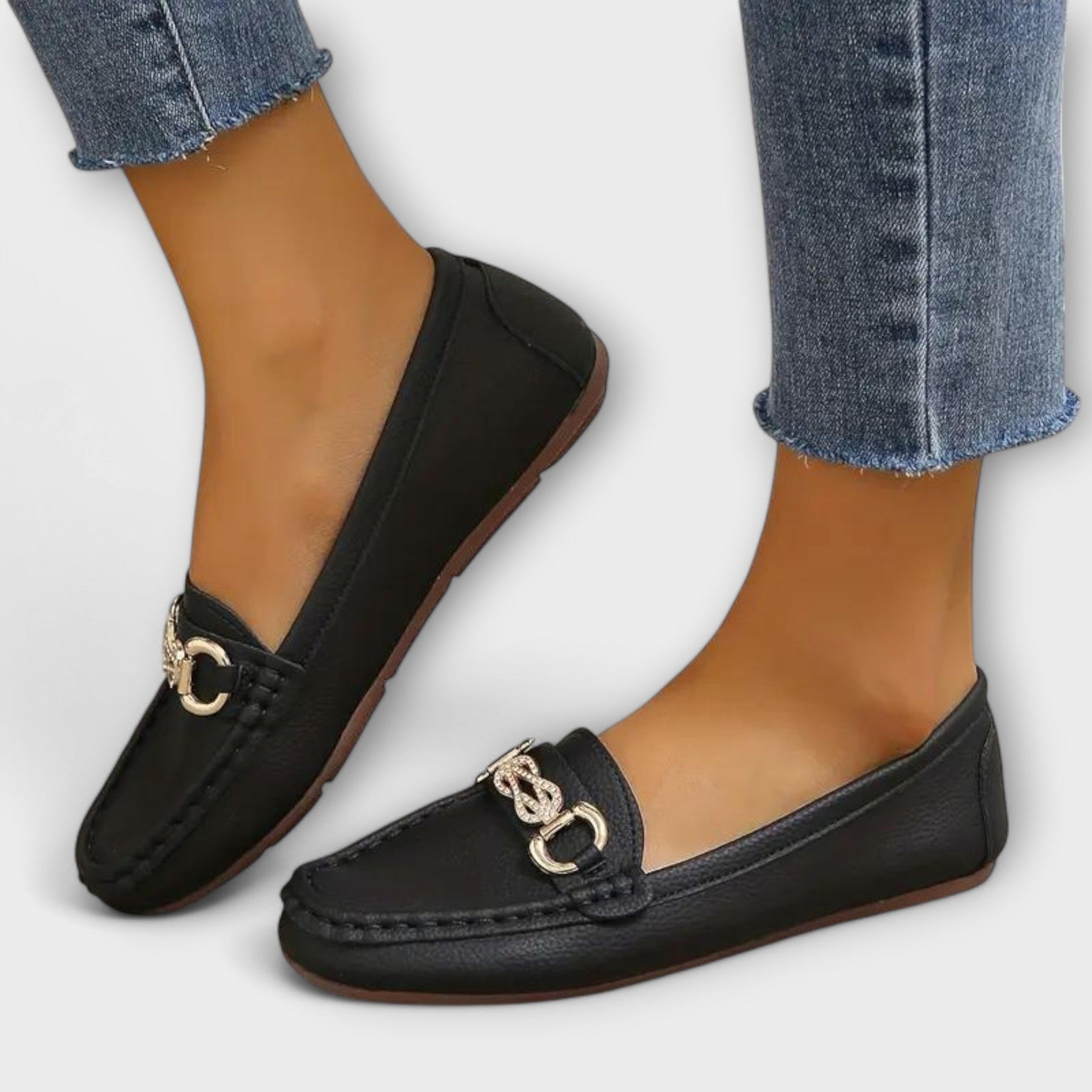 Lynette | Chain-Detail Loafers
