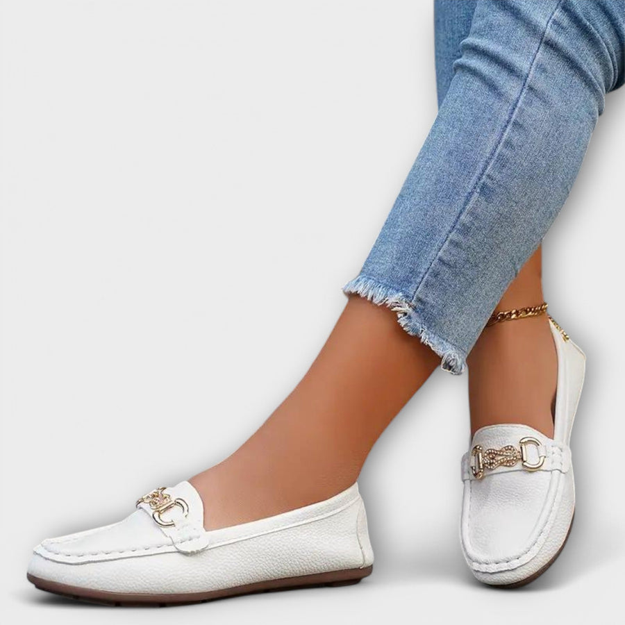 Lynette | Chain-Detail Loafers