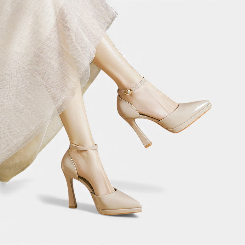 Claudette | Patent Platform Heels