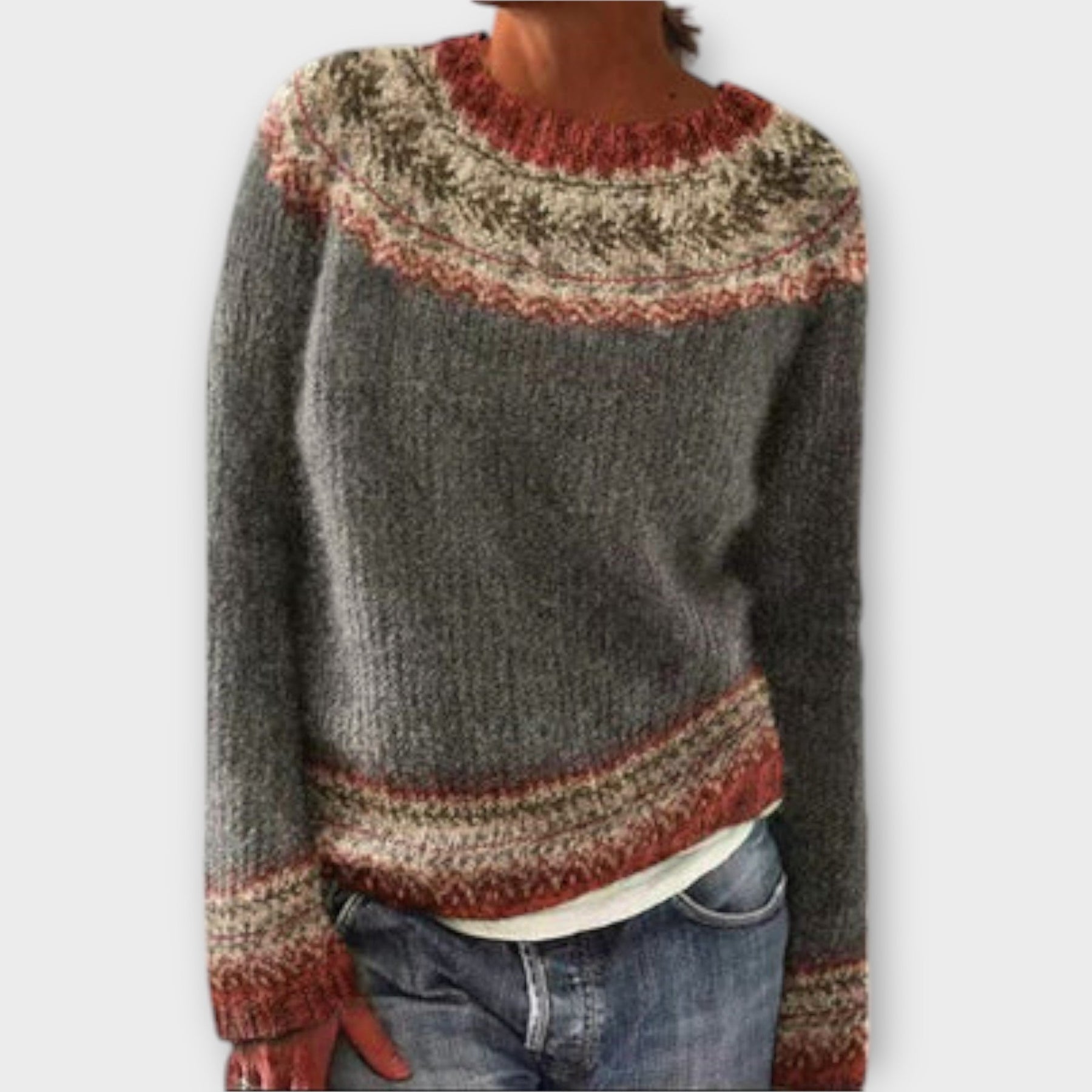 Iris | Fair Isle Sweatshirt