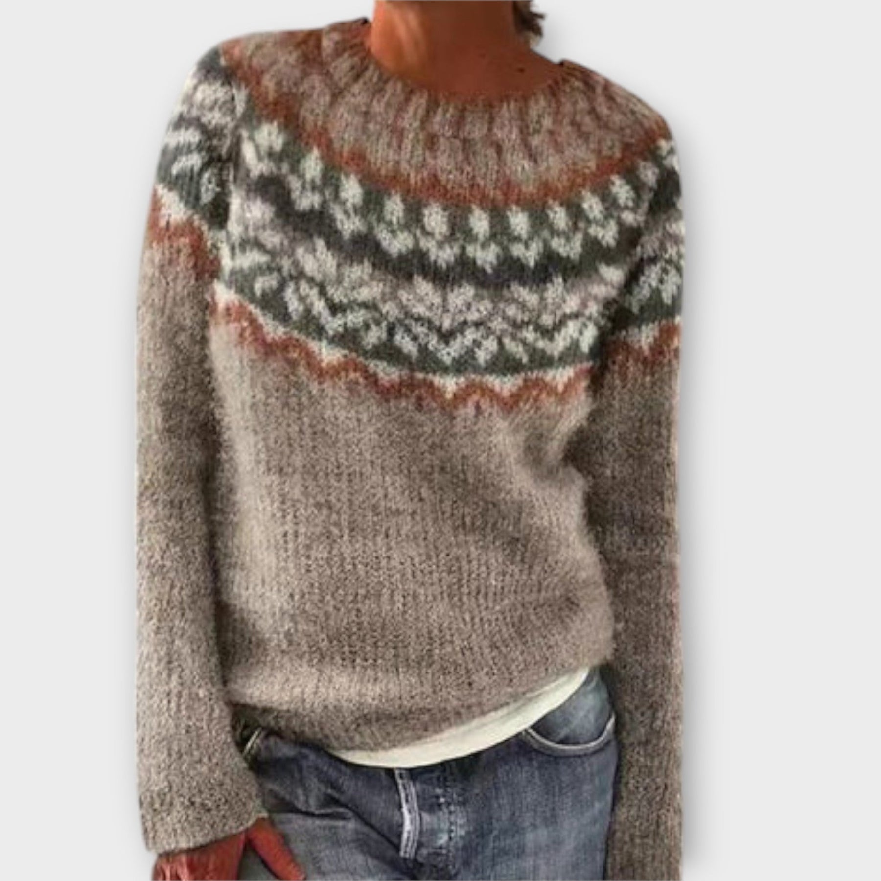 Iris | Fair Isle Sweatshirt
