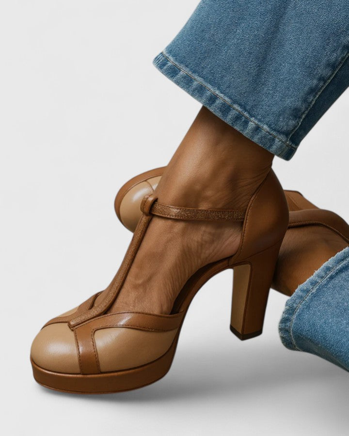 Anita | Platform T-Bar Heels