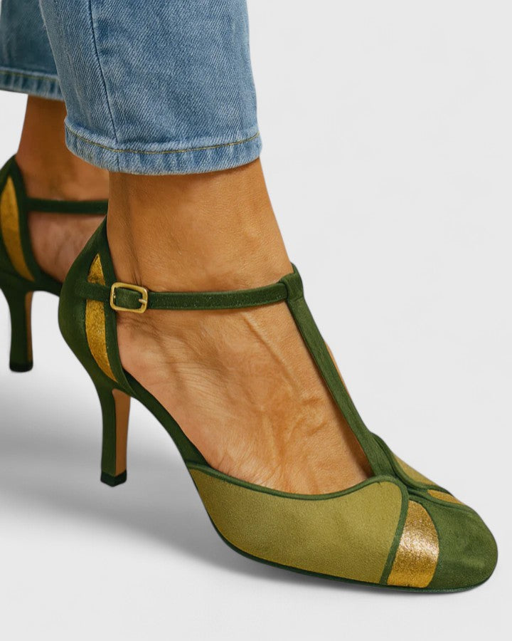 Genevieve | Sophisticated T-Bar Heels