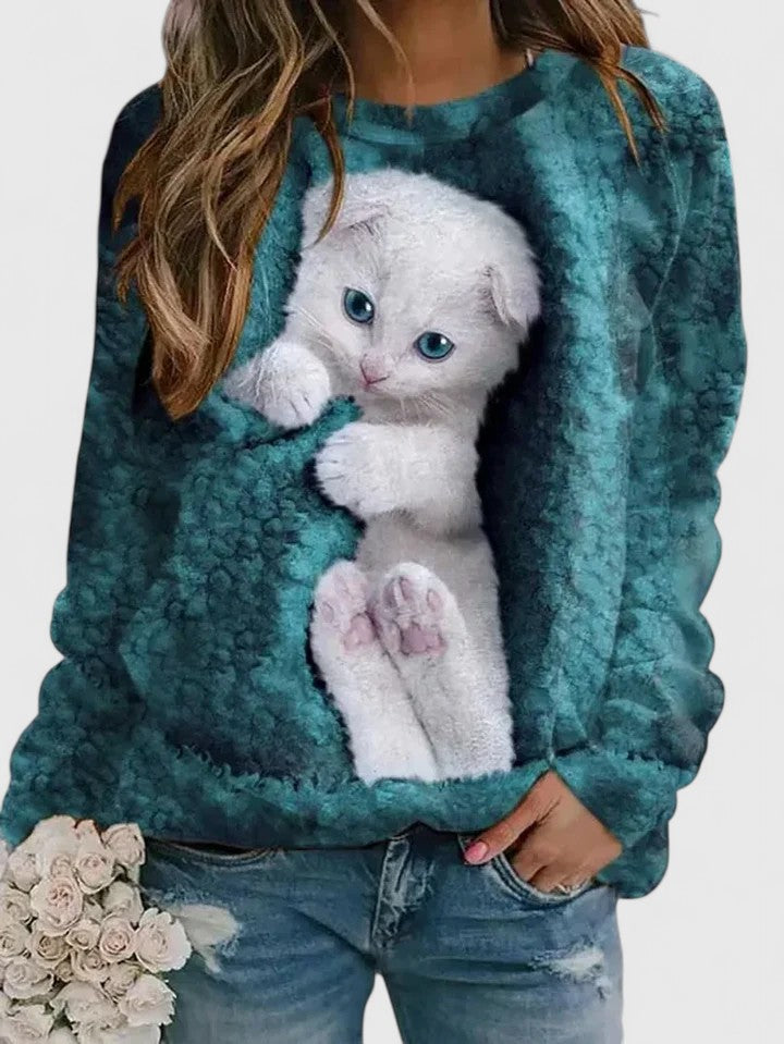 Valerie | Cosy Cat Sweatshirt