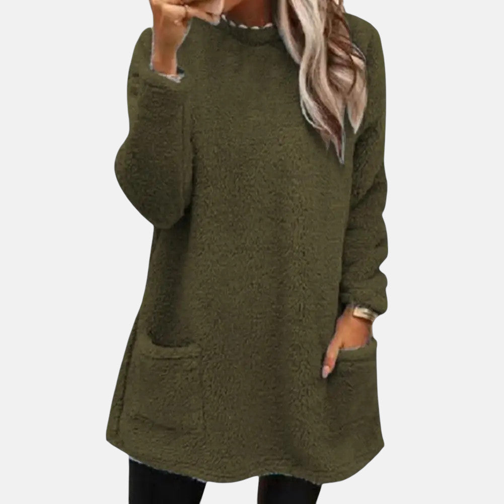 Karen | Textured Sweatshirt Tunic