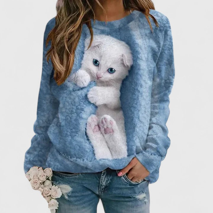 Valerie | Cosy Cat Sweatshirt