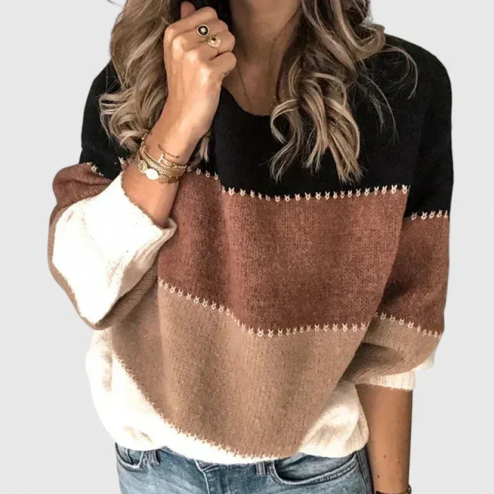 Evelyn | Colourblock Sweatshirt