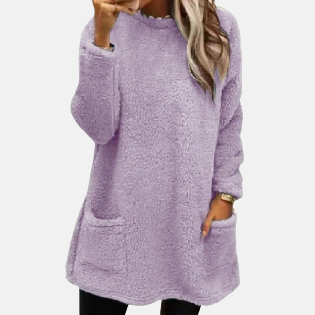 Karen | Textured Sweatshirt Tunic