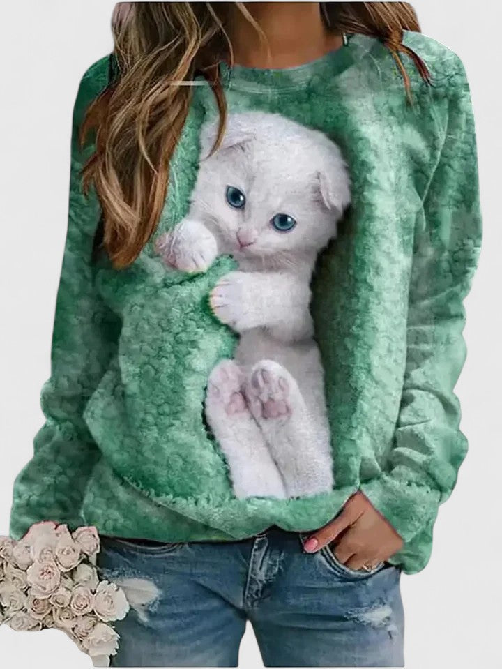 Valerie | Cosy Cat Sweatshirt