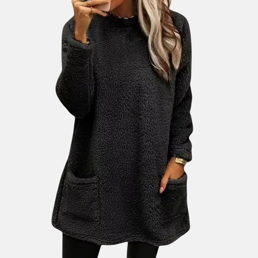 Karen | Textured Sweatshirt Tunic