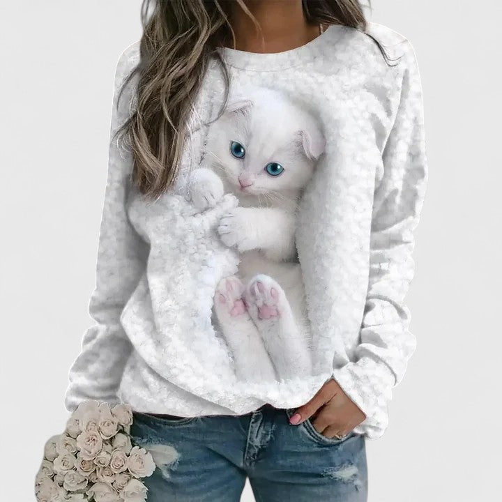 Valerie | Cosy Cat Sweatshirt