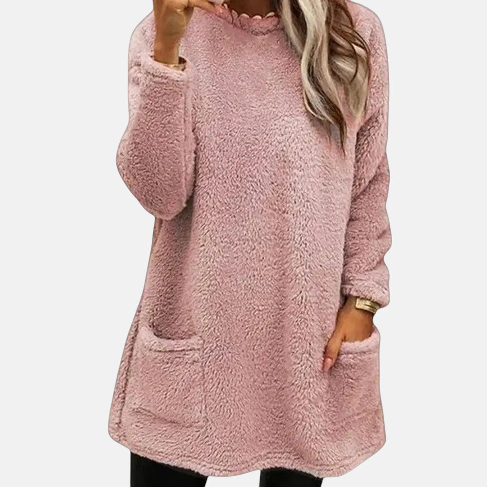 Karen | Textured Sweatshirt Tunic