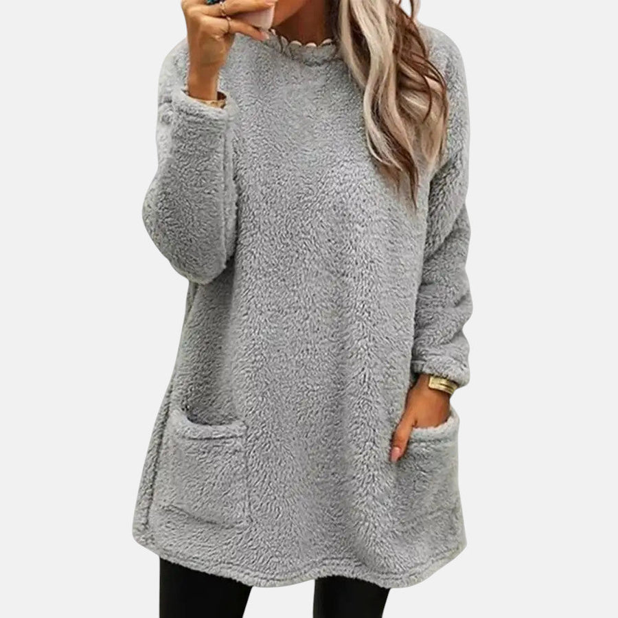 Karen | Textured Sweatshirt Tunic