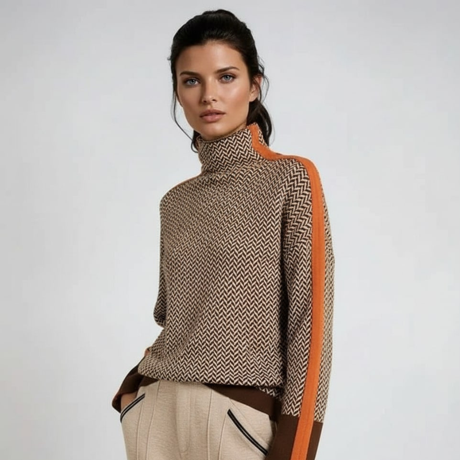 Gillian | Chevron Stripe Sweatshirt