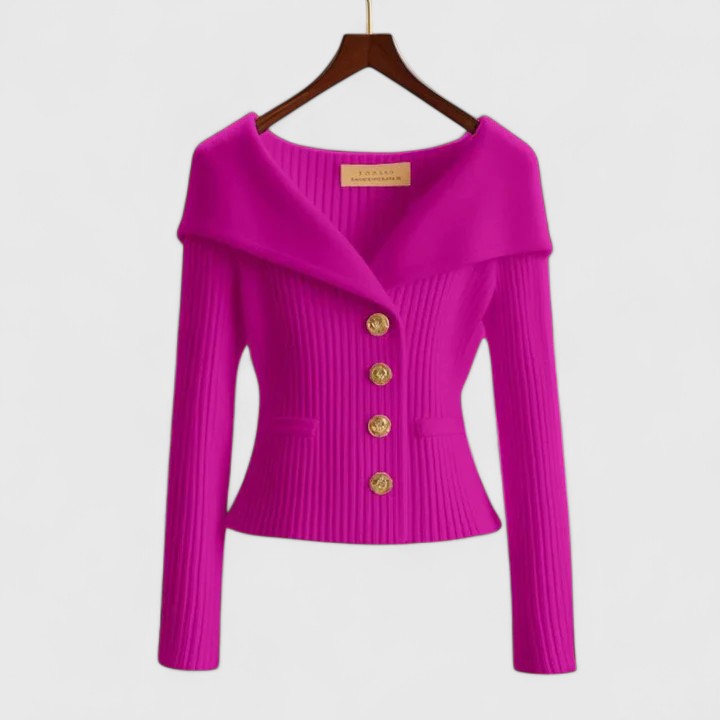 Fiona | Elegant Collar Sweatshirt