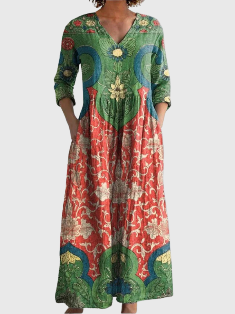 Courtnie | Ornamental Maxi Dress