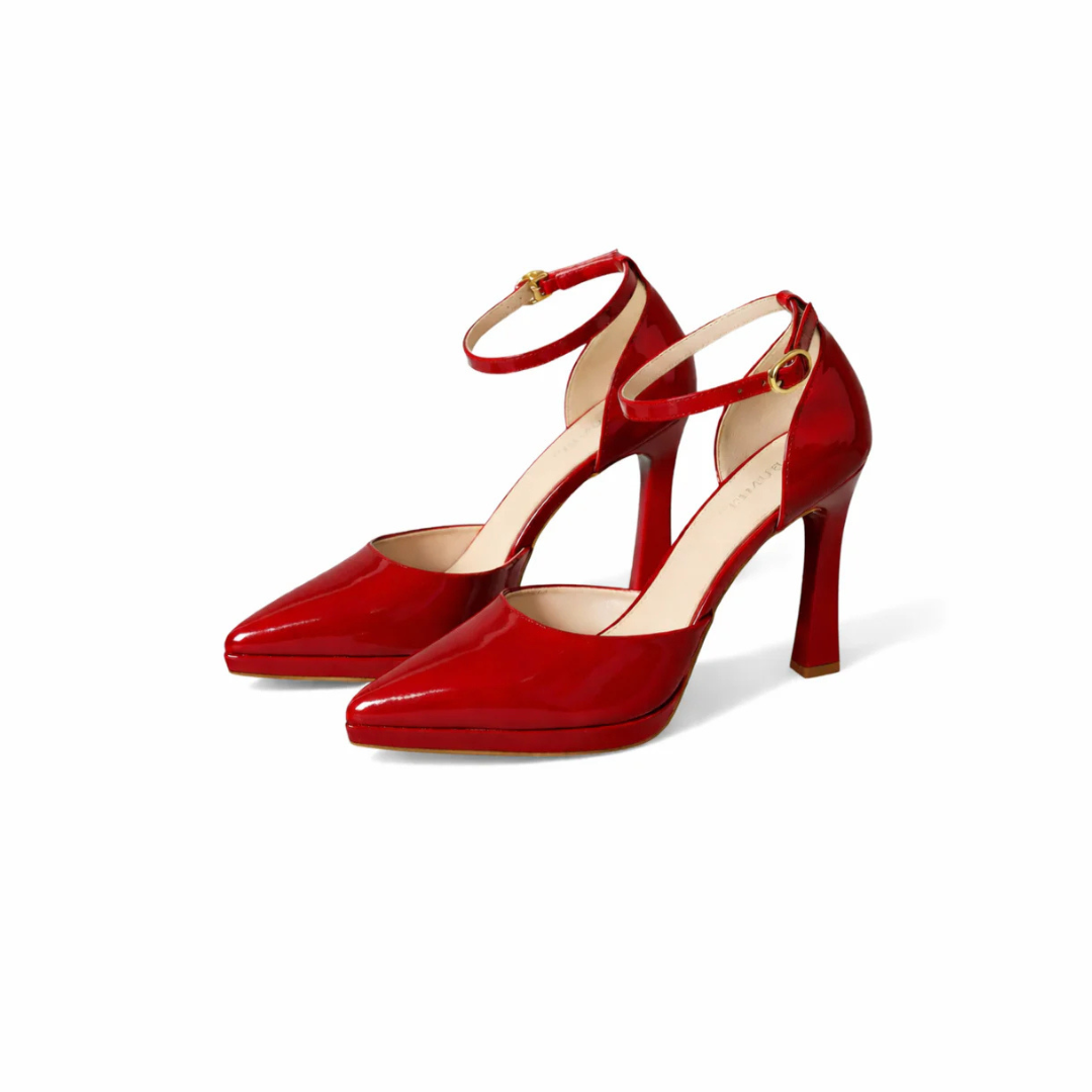 Claudette | Patent Platform Heels