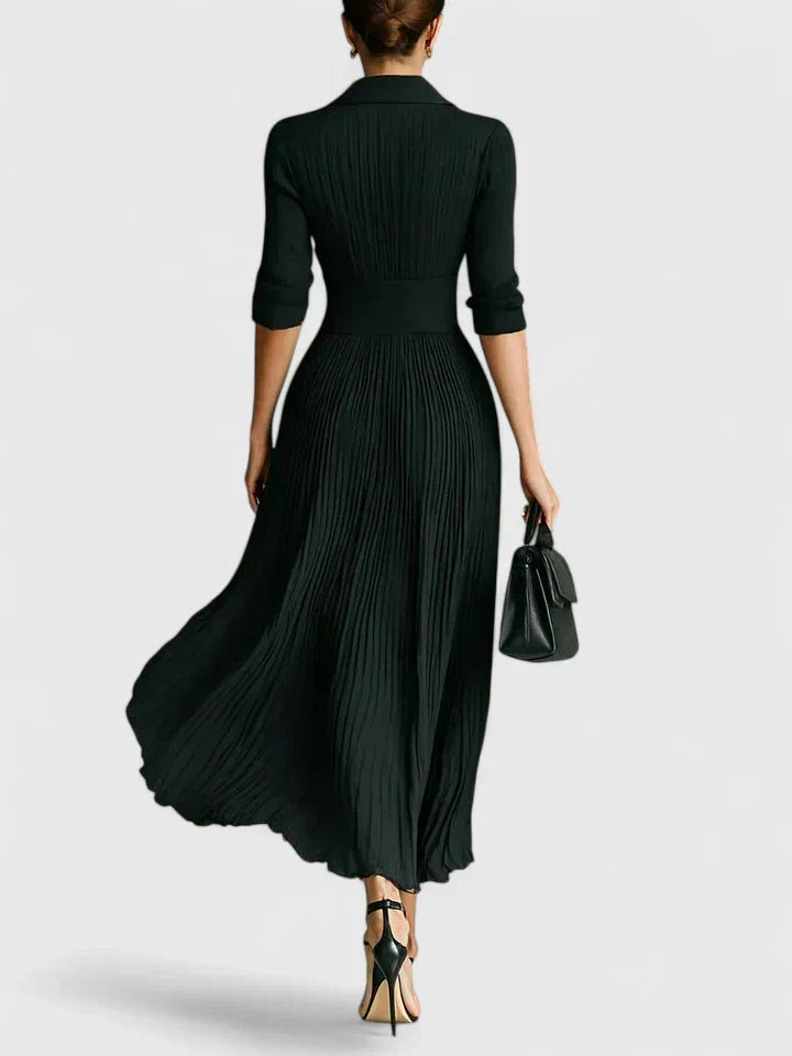 Millie-Rae | Pleated Midi Dress