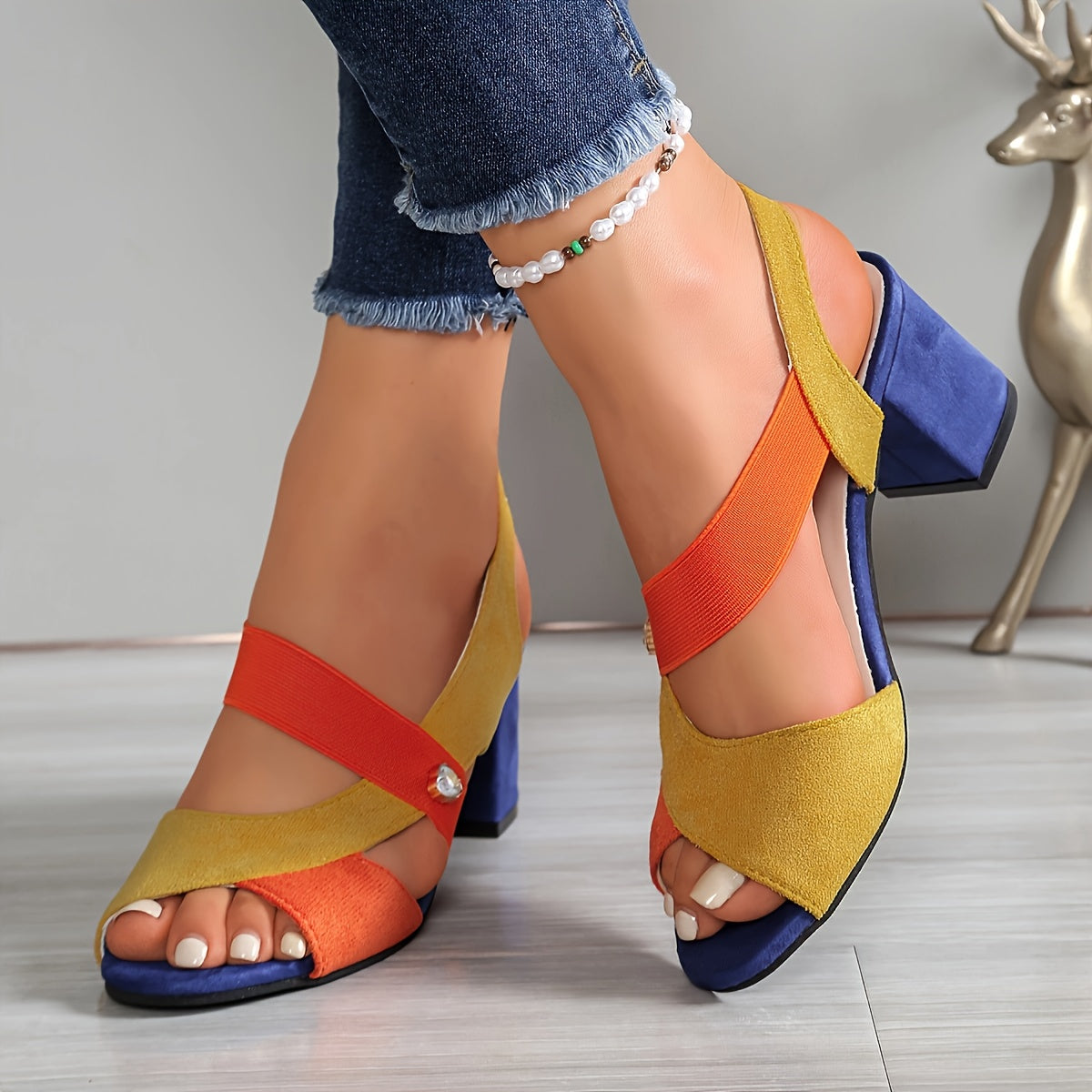 Catherine | Crossover Strap Heels