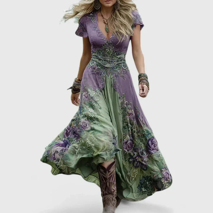 Khalisah | Floral Wrap Dress