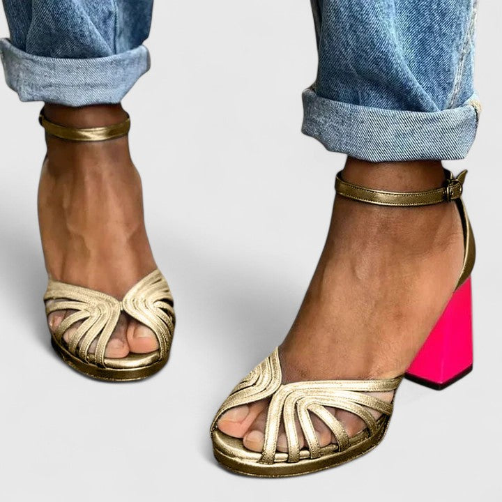 Caroline | Statement Block Heels