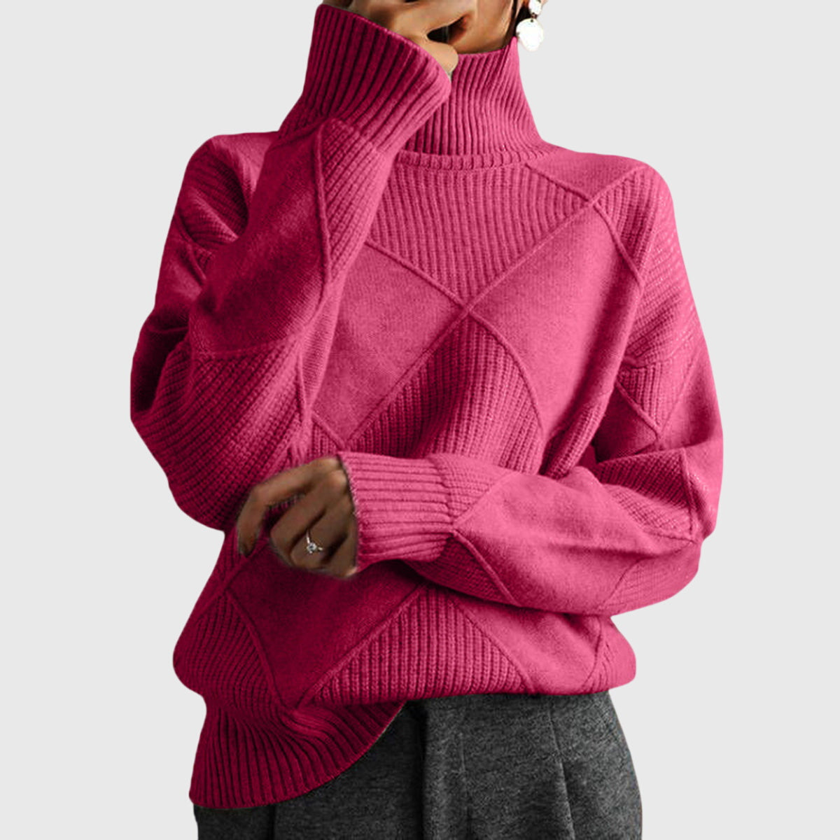 Winifred | Quilted Sweatshirt