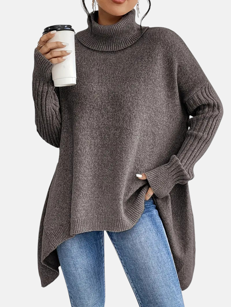 Marley | Oversized Turtleneck Sweatshirt