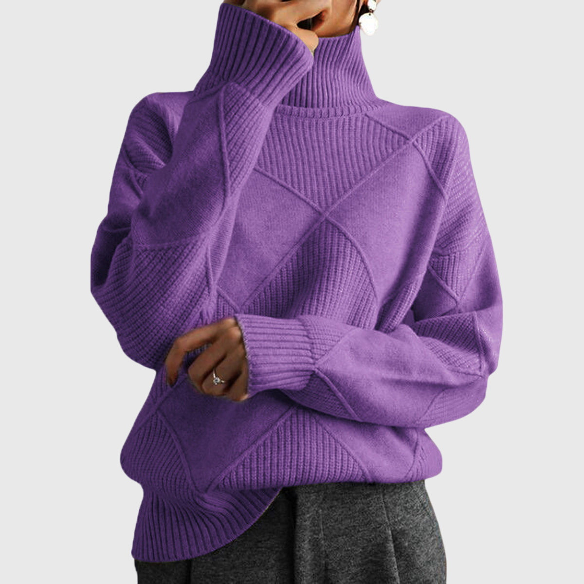 Winifred | Quilted Sweatshirt