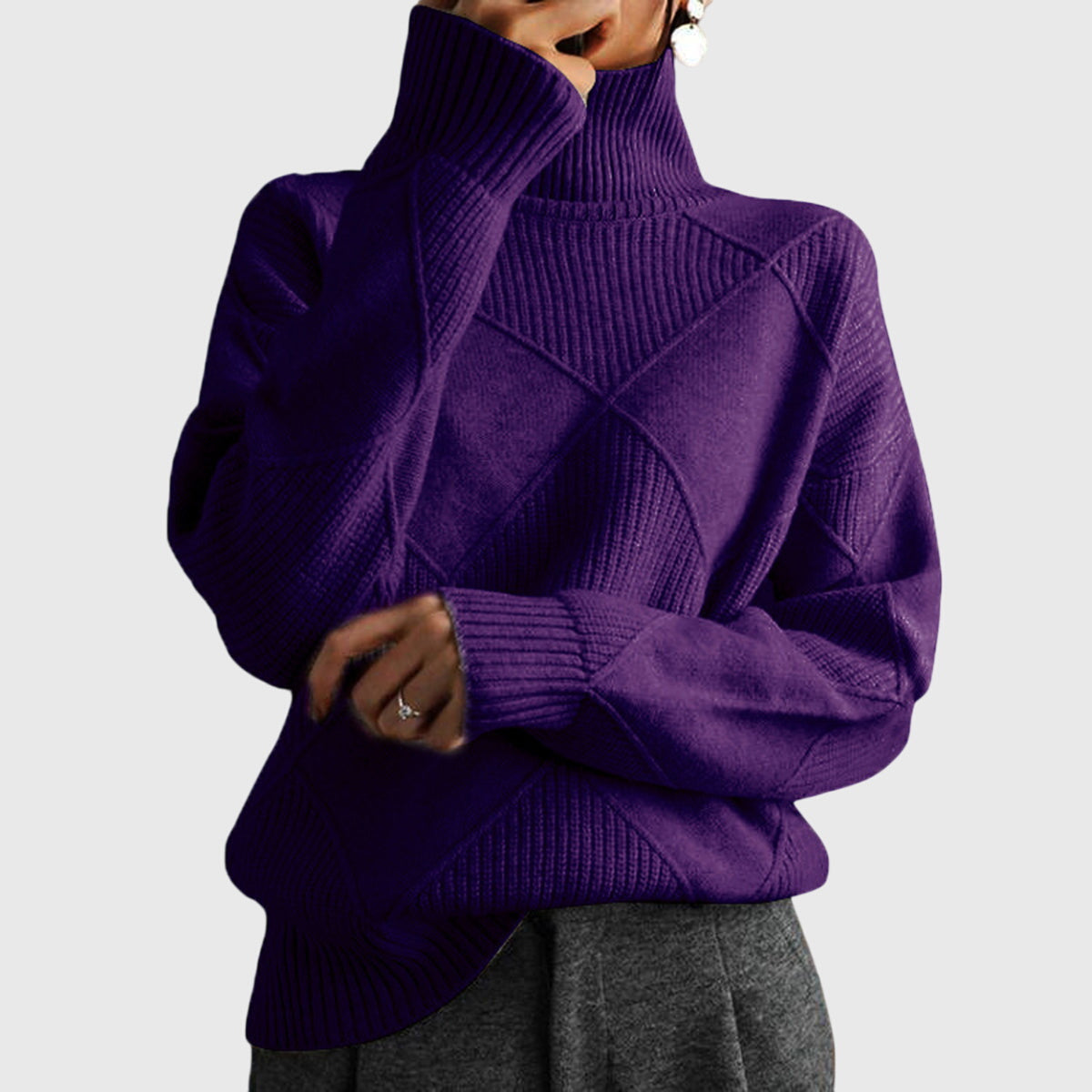 Winifred | Quilted Sweatshirt