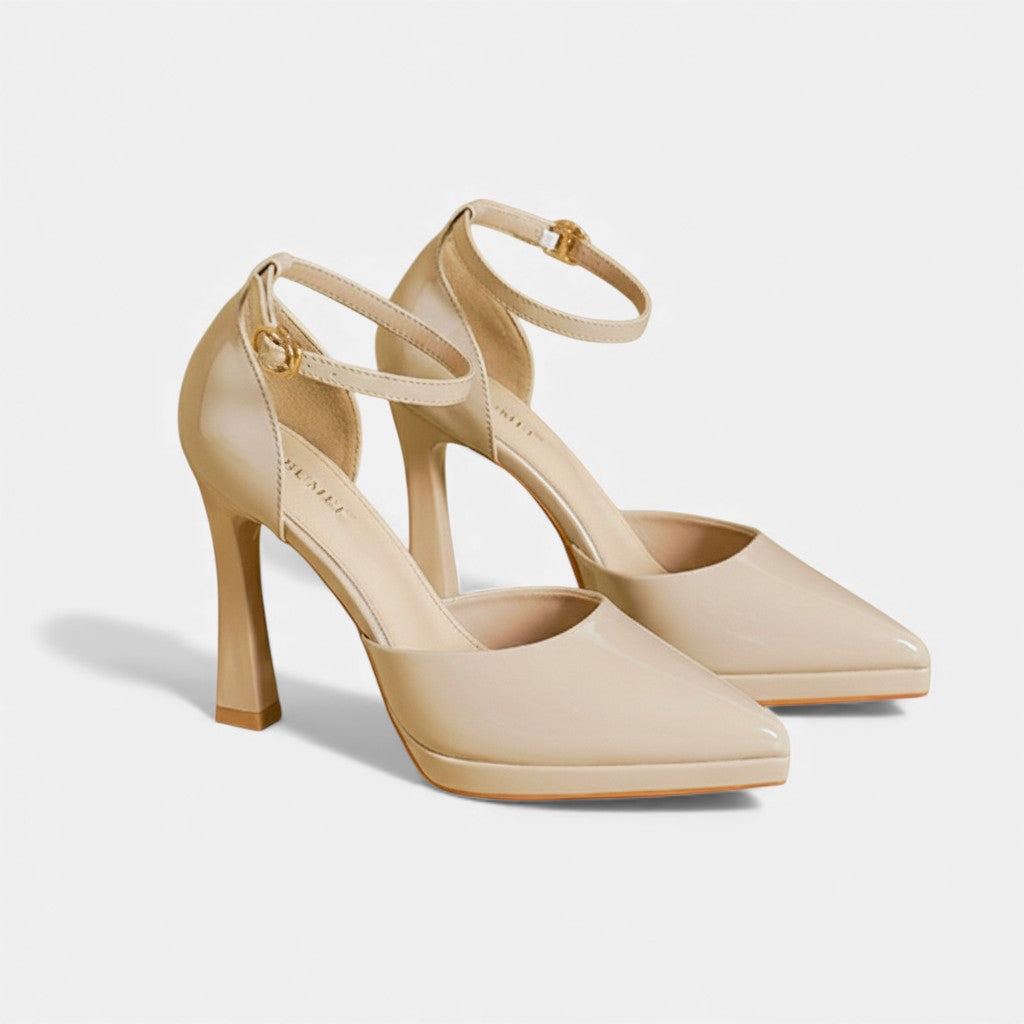 Claudette | Patent Platform Heels