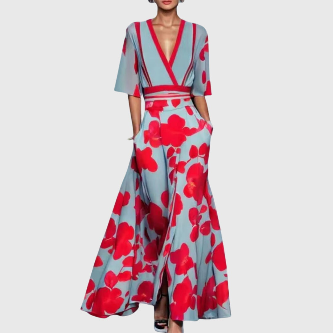 Khatija | Floral Maxi Dress