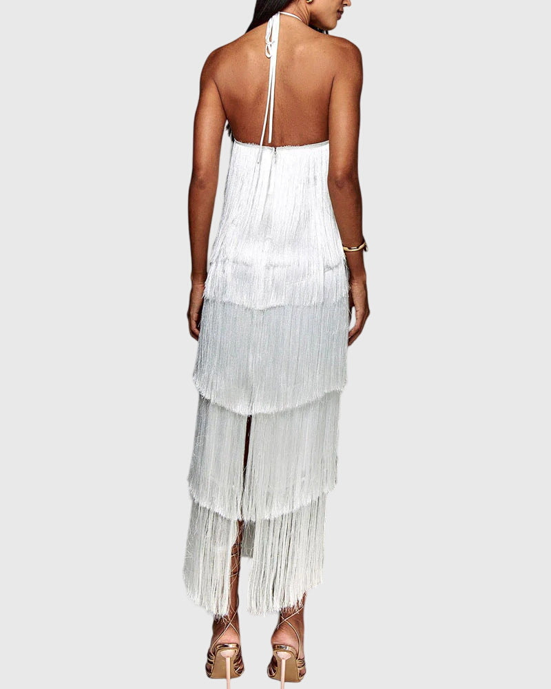 Lexi-Mae | Fringed Evening Dress