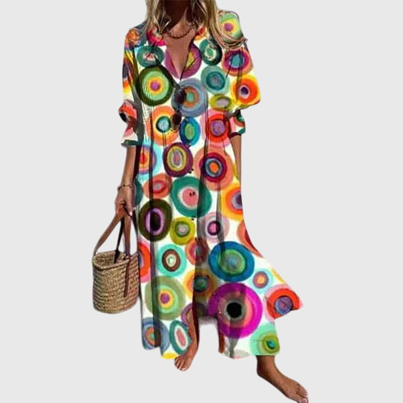 Mireya | Vibrant Floral Dress