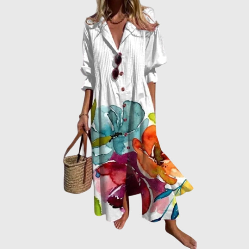Mireya | Vibrant Floral Dress