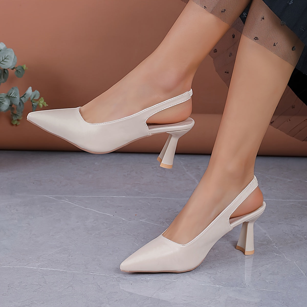 Felicity | Elegant Slingback Heels