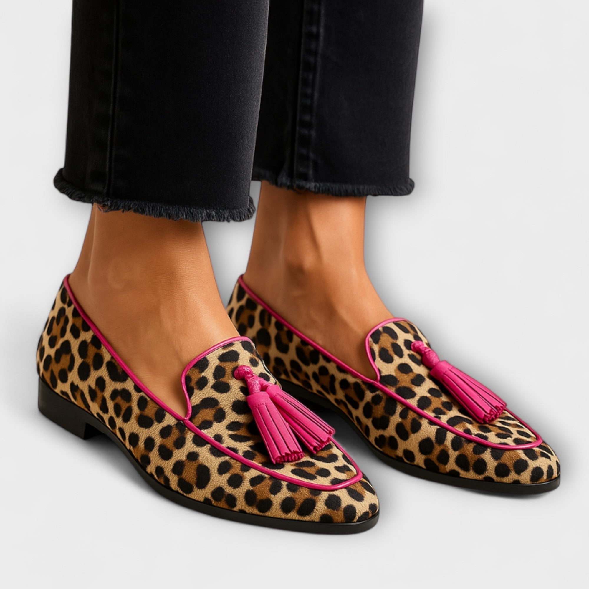 Orla | Leopard Print Loafers
