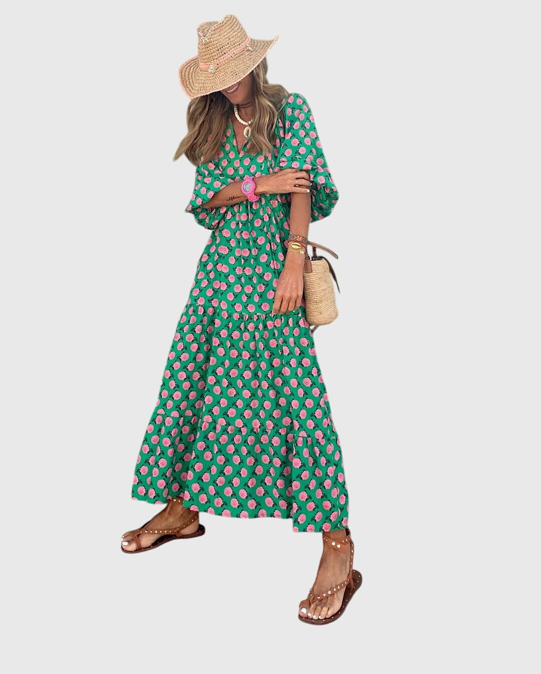 Kyah | Floral Print Dress