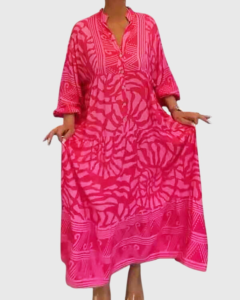 Alia | Printed Maxi Dress