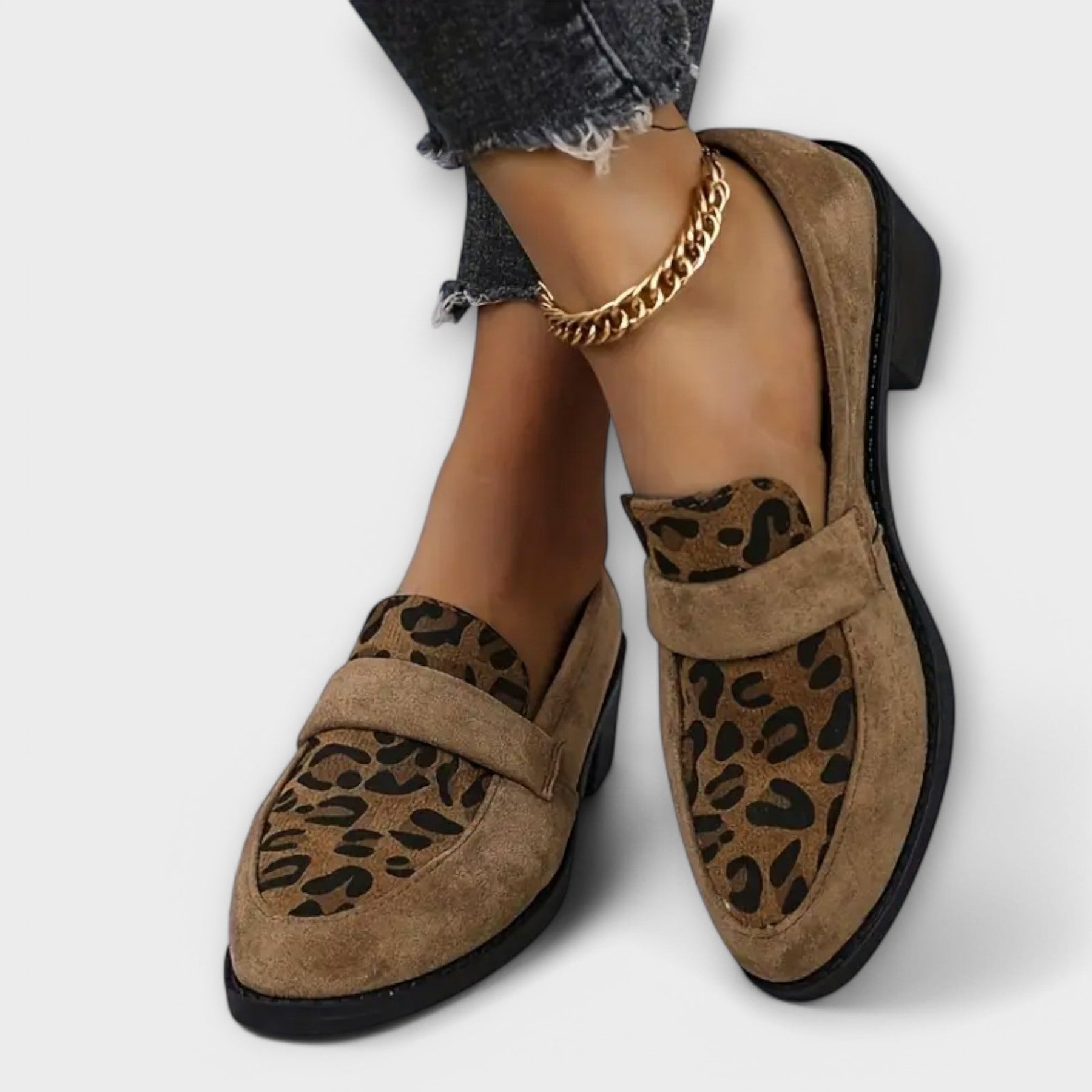 Audrey | Leopard Print Loafers